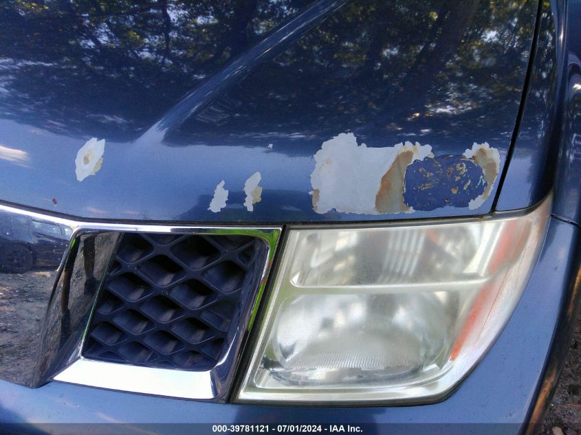 2007 Nissan Pathfinder Se Off-Road VIN: 5N1AR18W57C601725 Lot: 39781121