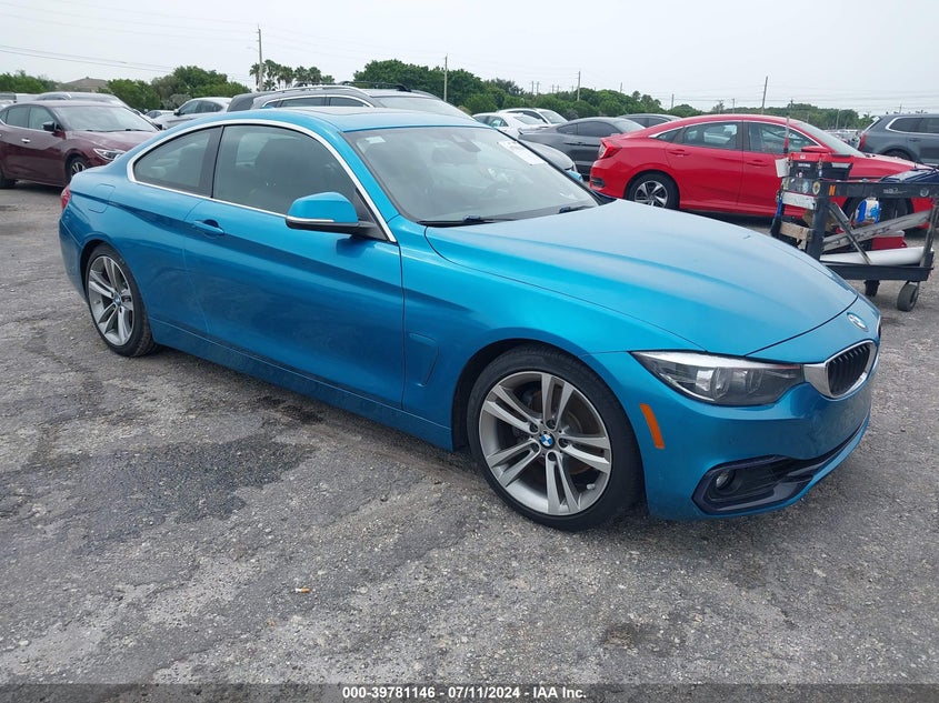 2019 BMW 430I VIN: WBA4W3C50KAF93767 Lot: 39781146