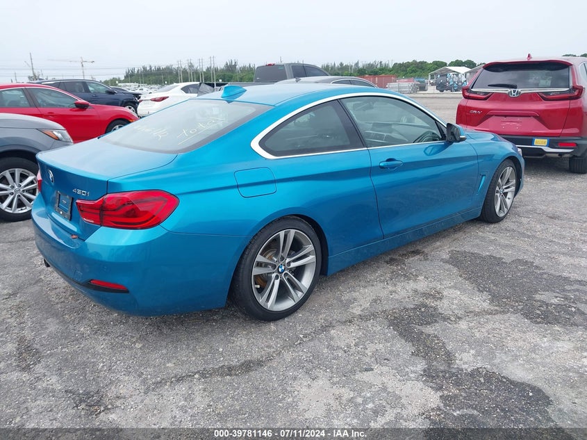 2019 BMW 430I VIN: WBA4W3C50KAF93767 Lot: 39781146