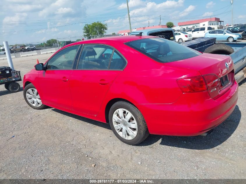 2014 Volkswagen Jetta 1.8T Se VIN: 3VWD17AJ4EM301709 Lot: 39781177