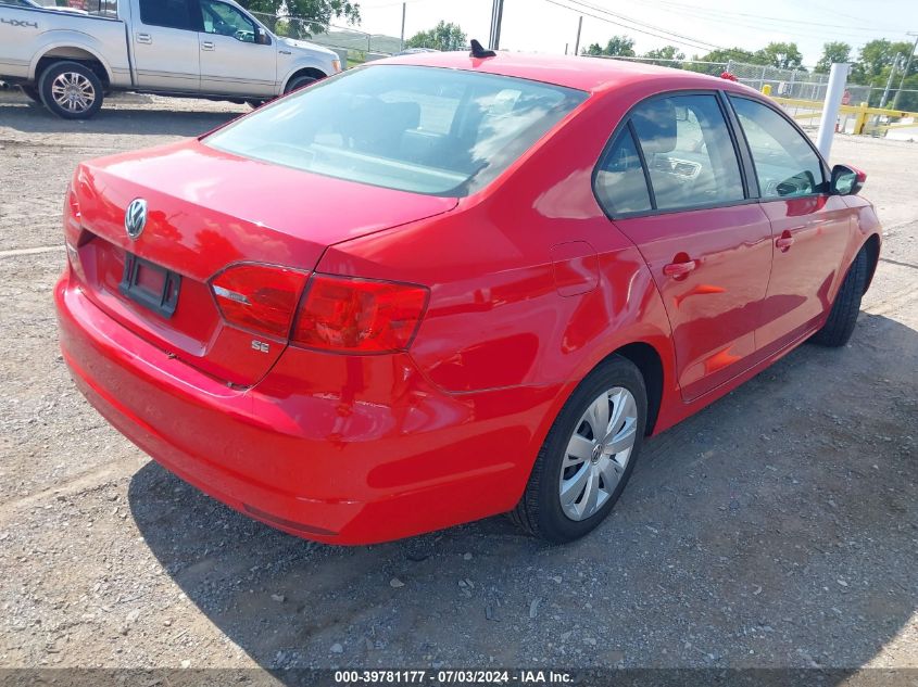 2014 Volkswagen Jetta 1.8T Se VIN: 3VWD17AJ4EM301709 Lot: 39781177