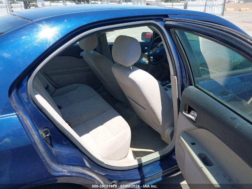 2006 Ford Fusion Se VIN: 3FAFP071X6R110556 Lot: 39781179