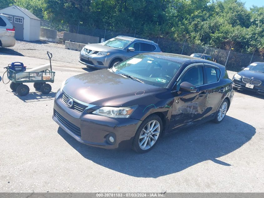 2013 Lexus Ct 200H 200 VIN: JTHKD5BH1D2155999 Lot: 39781183