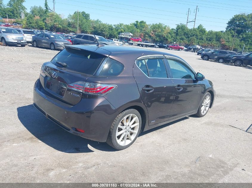 2013 Lexus Ct 200H 200 VIN: JTHKD5BH1D2155999 Lot: 39781183