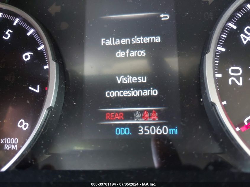 2021 Toyota Rav4 Le VIN: 2T3H1RFV4MC146038 Lot: 39781194