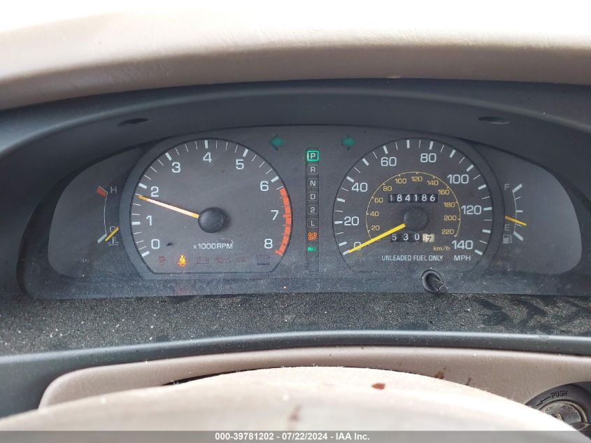 1995 Toyota Camry Le VIN: 4T1GK12E5SU100822 Lot: 39781202