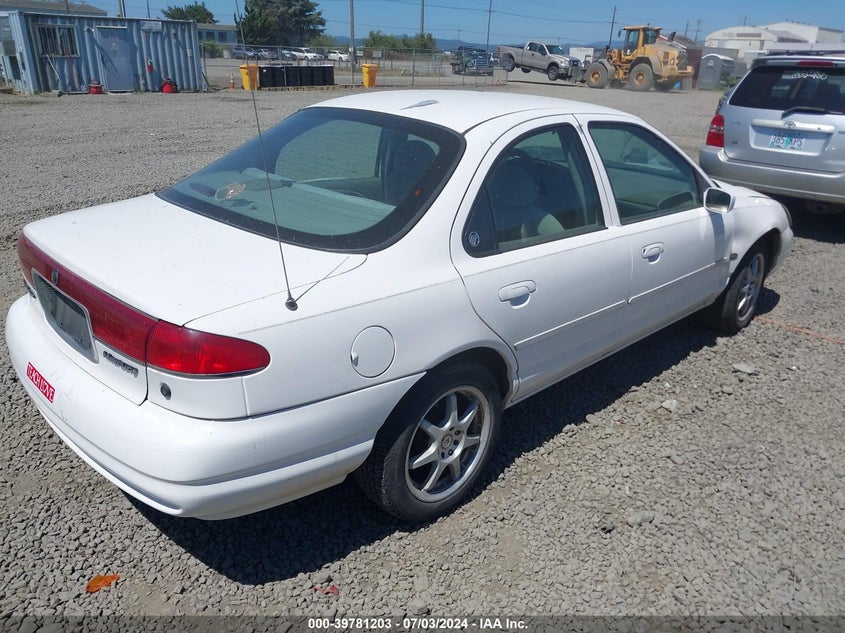 1999 Mercury Mystique Gs VIN: 1MEFM6536XK611779 Lot: 39781203