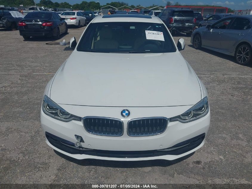 2017 BMW 330I VIN: WBA8B9G31HNU51984 Lot: 39781207