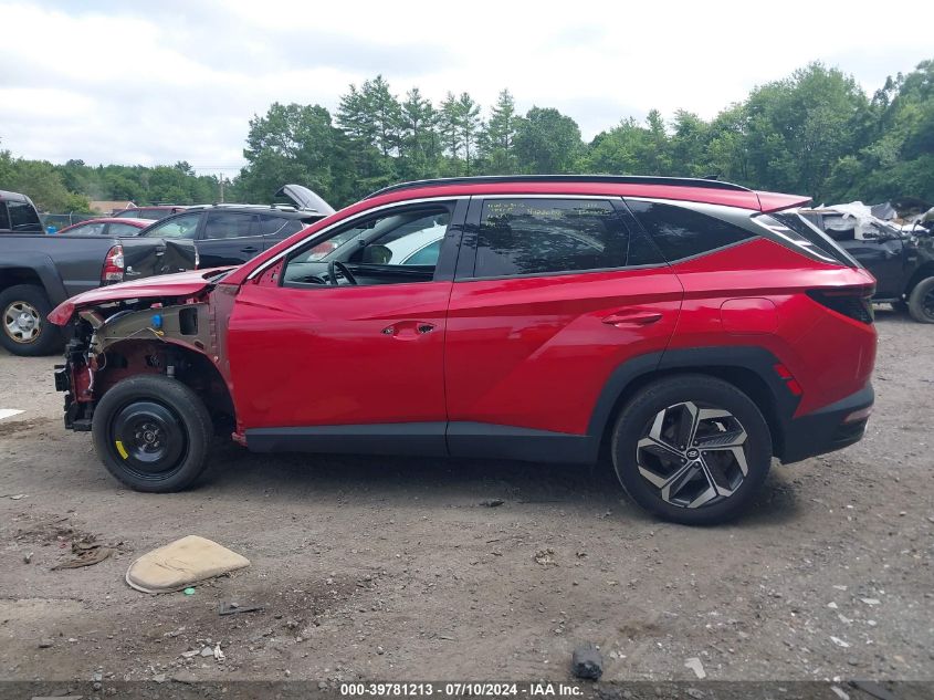 2022 Hyundai Tucson Limited VIN: 5NMJECAE7NH143021 Lot: 39781213