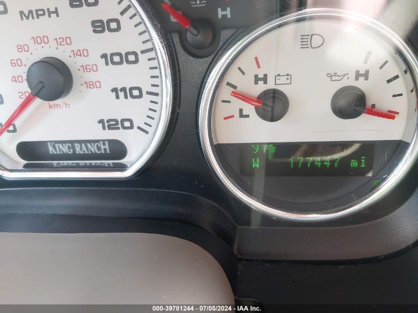 2007 Ford F-150 Lariat/Xlt VIN: 1FTPW12V17KC40961 Lot: 39781244