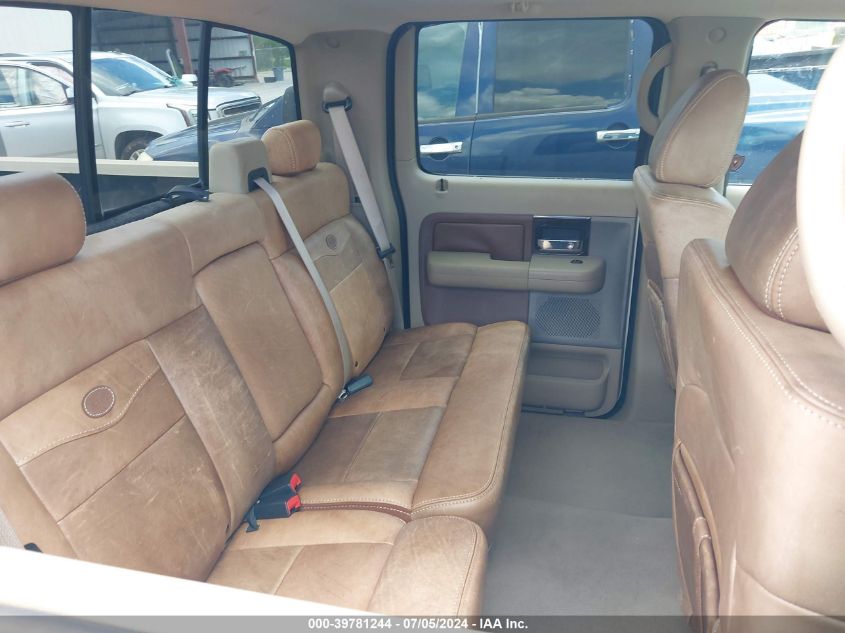 2007 Ford F-150 Lariat/Xlt VIN: 1FTPW12V17KC40961 Lot: 39781244