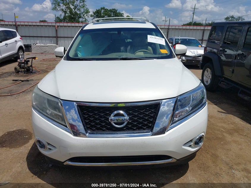 2014 Nissan Pathfinder Platinum VIN: 5N1AR2MN7EC711627 Lot: 39781250