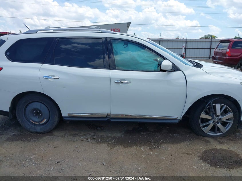 2014 Nissan Pathfinder Platinum VIN: 5N1AR2MN7EC711627 Lot: 39781250