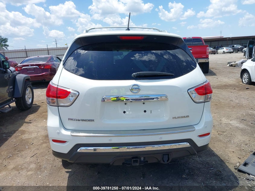 2014 Nissan Pathfinder Platinum VIN: 5N1AR2MN7EC711627 Lot: 39781250