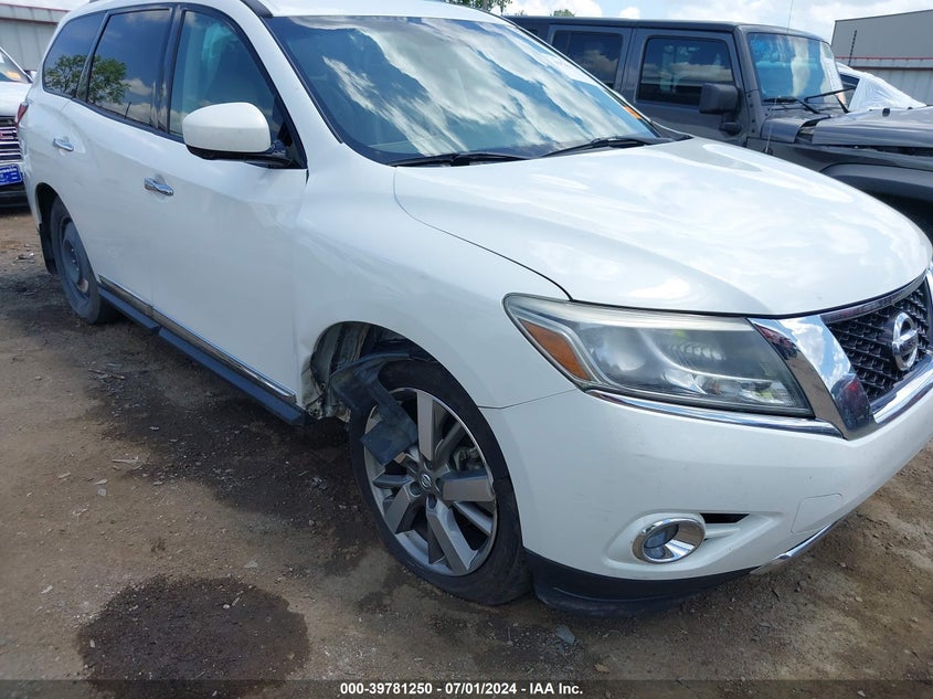 2014 Nissan Pathfinder Platinum VIN: 5N1AR2MN7EC711627 Lot: 39781250