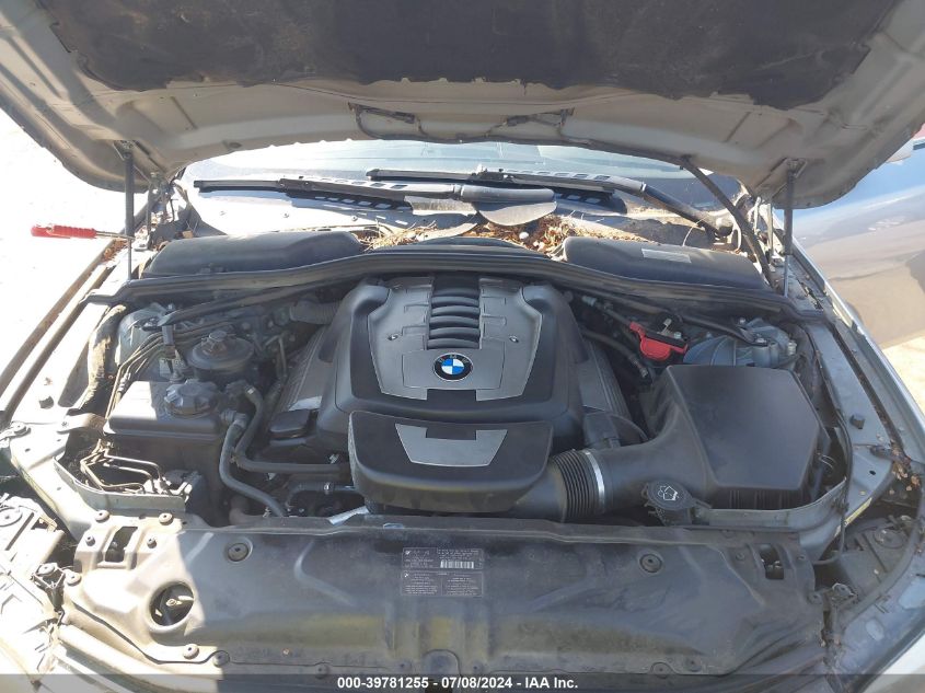 2006 BMW 550I VIN: WBANB535X6CP03369 Lot: 39781255