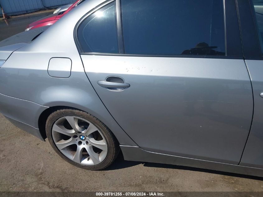 2006 BMW 550I VIN: WBANB535X6CP03369 Lot: 39781255