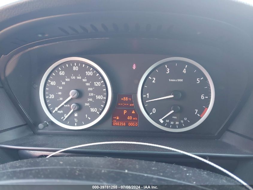 2006 BMW 550I VIN: WBANB535X6CP03369 Lot: 39781255