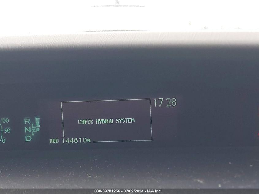 2010 Toyota Prius Iii VIN: JTDKN3DU2A0206074 Lot: 39781256