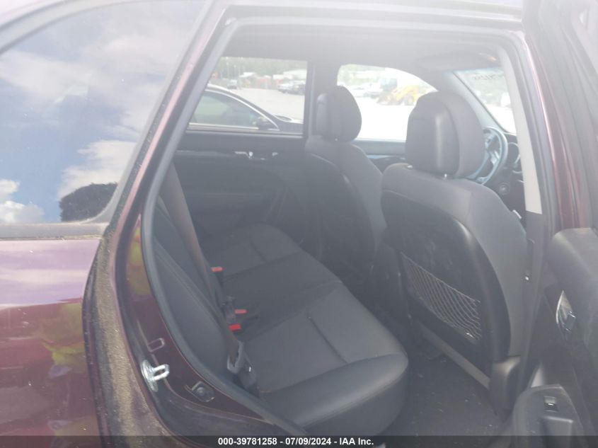 2012 Kia Sorento Lx VIN: 5XYKT3A68CG223812 Lot: 39781258