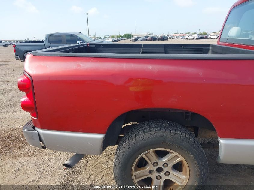 2007 Dodge Ram 1500 Slt VIN: 1D7HA18P87J565548 Lot: 39781267