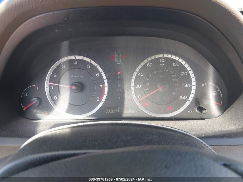 2009 Honda Accord 2.4 Lx VIN: JHMCP26369C010080 Lot: 39781269