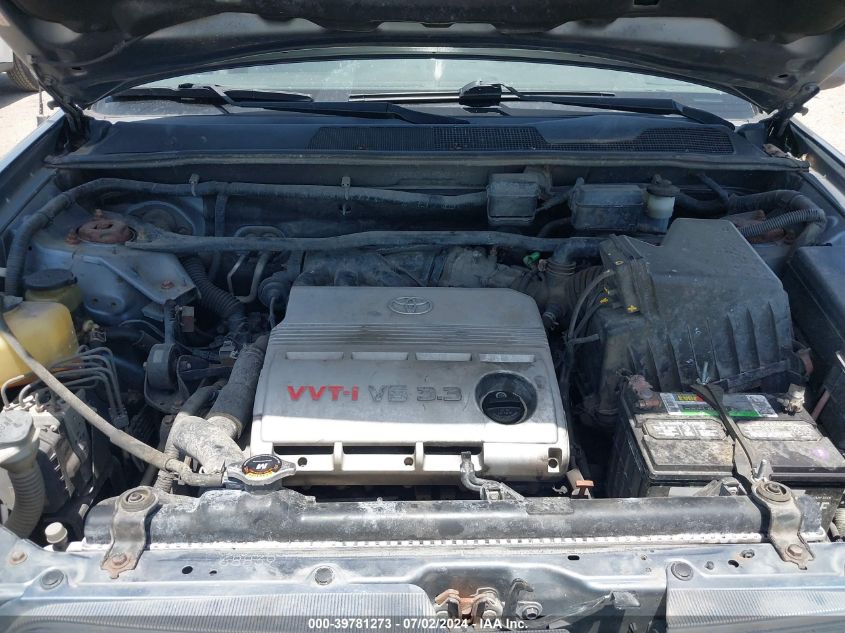 2005 Toyota Highlander V6 VIN: JTEEP21A550091628 Lot: 39781273