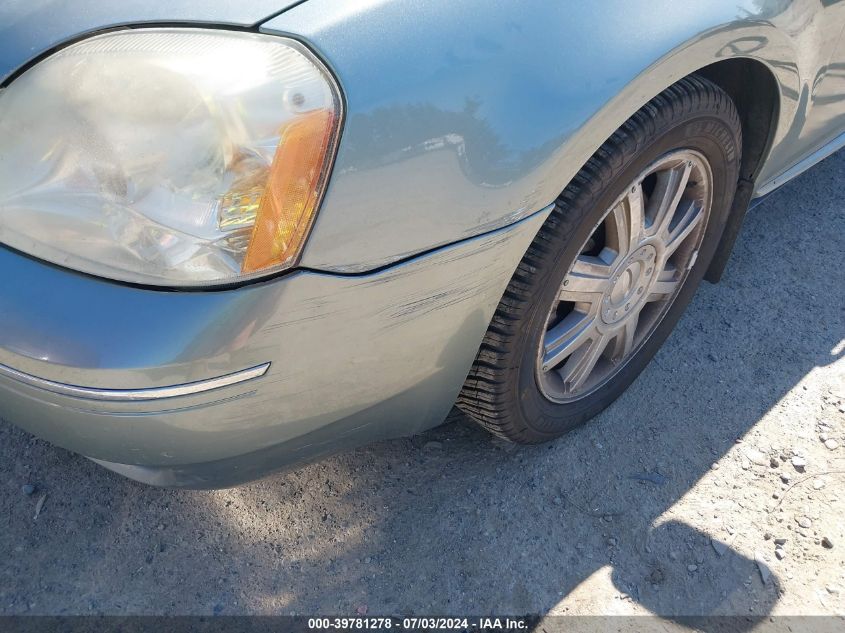 2007 Ford Five Hundred Sel VIN: 1FAHP241X7G130646 Lot: 39781278