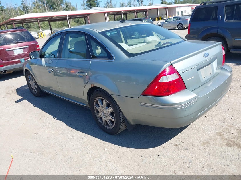 2007 Ford Five Hundred Sel VIN: 1FAHP241X7G130646 Lot: 39781278
