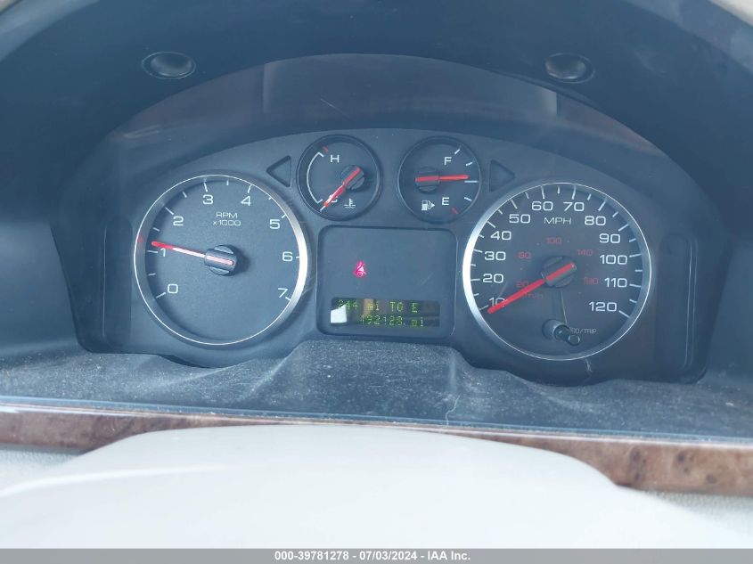 2007 Ford Five Hundred Sel VIN: 1FAHP241X7G130646 Lot: 39781278