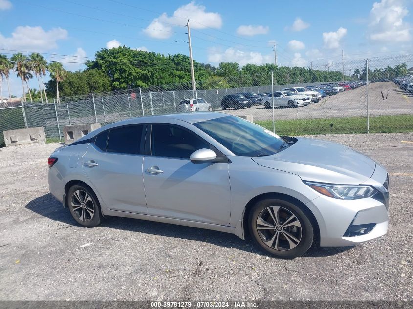 2021 Nissan Sentra Sv Xtronic Cvt VIN: 3N1AB8CV4MY301728 Lot: 39781279