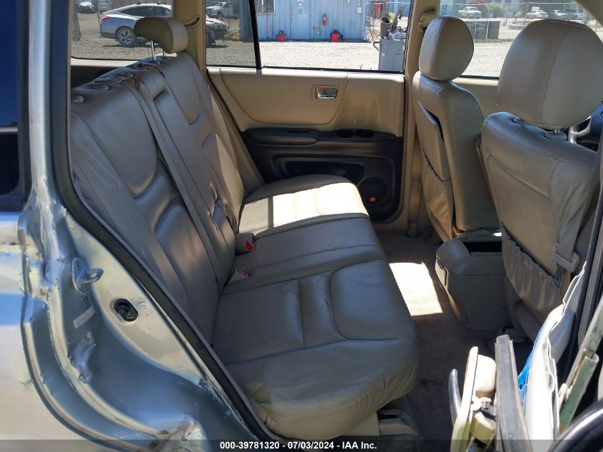 2002 Toyota Highlander Limited V6 VIN: JTEGF21A420049944 Lot: 39781320