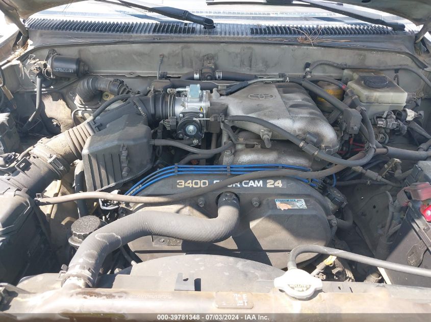 2001 Toyota 4Runner Sr5 V6 VIN: JT3GN86R310200607 Lot: 39781348