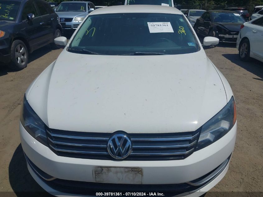 2014 Volkswagen Passat S VIN: 1VWAT7A38EC044862 Lot: 39781361