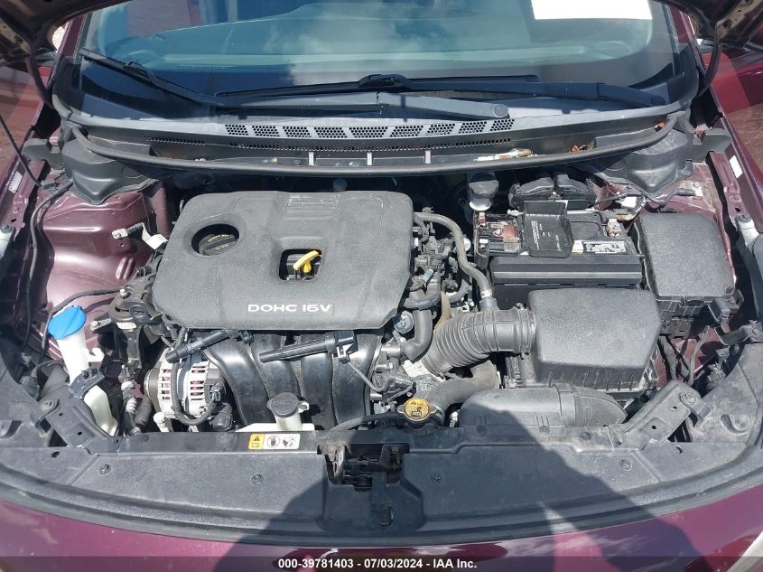 2017 Kia Forte Lx VIN: 3KPFK4A7XHE056716 Lot: 39781403