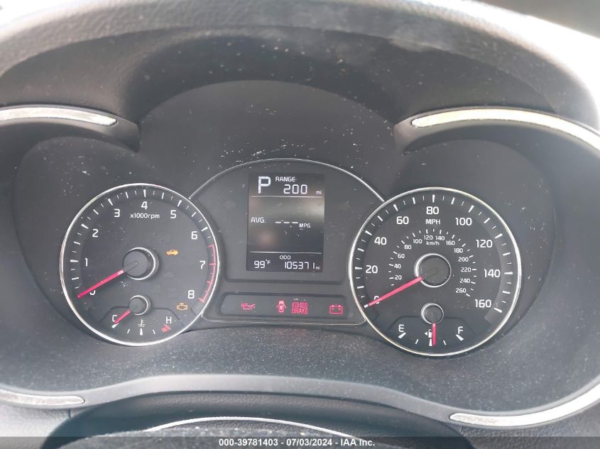 2017 Kia Forte Lx VIN: 3KPFK4A7XHE056716 Lot: 39781403