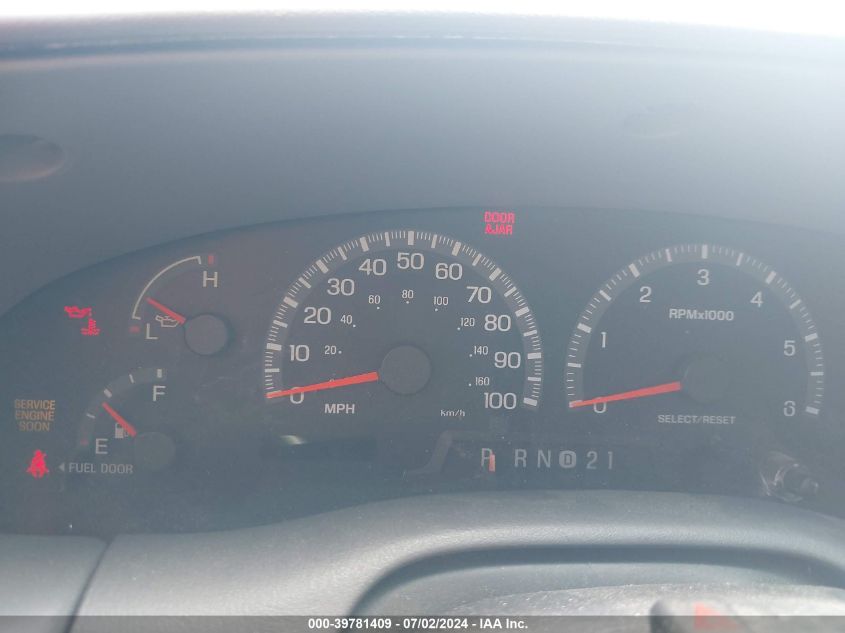 2000 Ford F-150 Lariat/Xl/Xlt VIN: 1FTRX08L7YKA70242 Lot: 39781409