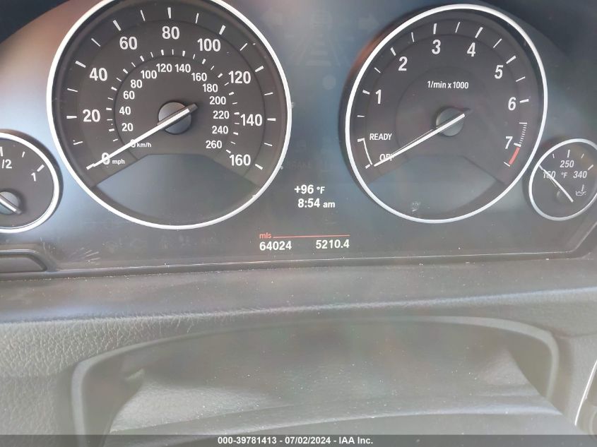 2013 BMW 328 I Sulev VIN: WBA3C1G51DNN93983 Lot: 39781413