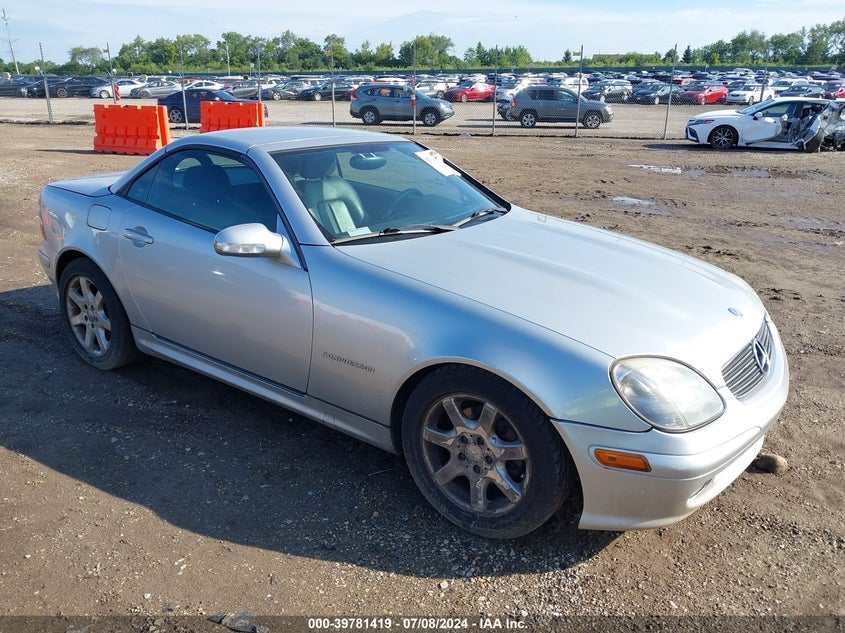 2001 Mercedes-Benz Slk 230 Kompressor VIN: WDBKK49F91F221031 Lot: 39781419