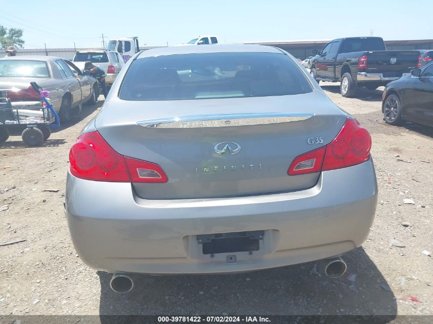 2007 Infiniti G35 Journey VIN: JNKBV61E17M714759 Lot: 39781422