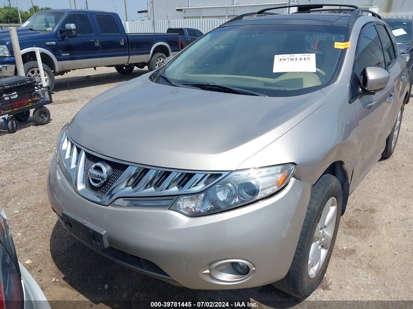 2010 Nissan Murano Sl VIN: JN8AZ1MUXAW005870 Lot: 39781445