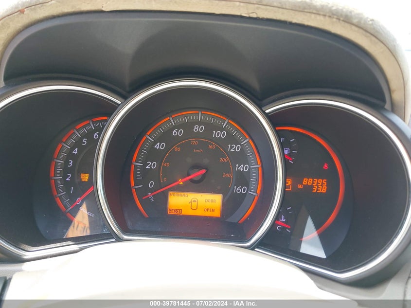 2010 Nissan Murano Sl VIN: JN8AZ1MUXAW005870 Lot: 39781445