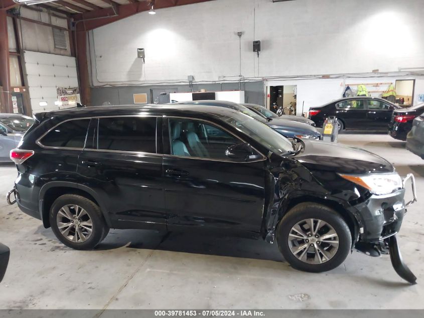 2015 Toyota Highlander Le Plus V6 VIN: 5TDBKRFH4FS204536 Lot: 39781453