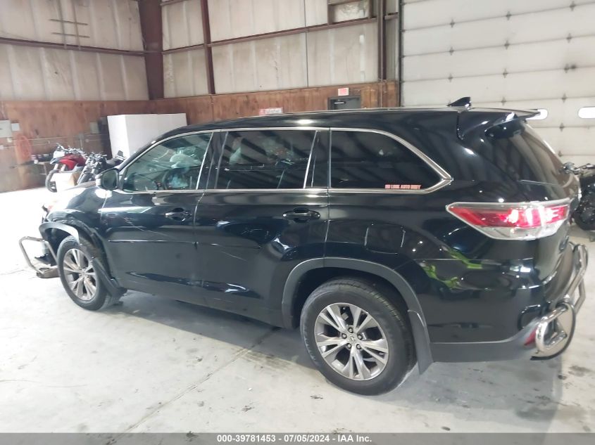 2015 Toyota Highlander Le Plus V6 VIN: 5TDBKRFH4FS204536 Lot: 39781453