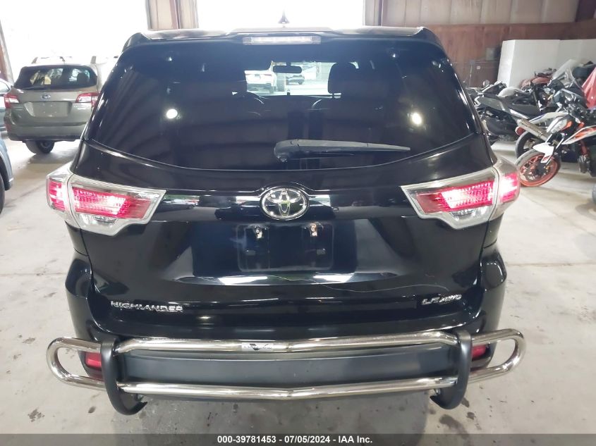 2015 Toyota Highlander Le Plus V6 VIN: 5TDBKRFH4FS204536 Lot: 39781453