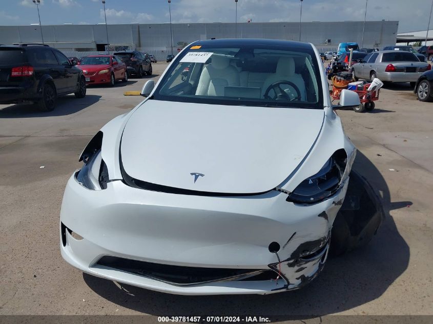 2023 Tesla Model Y Awd/Long Range Dual Motor All-Wheel Drive VIN: 7SAYGDEE6PF632347 Lot: 39781457