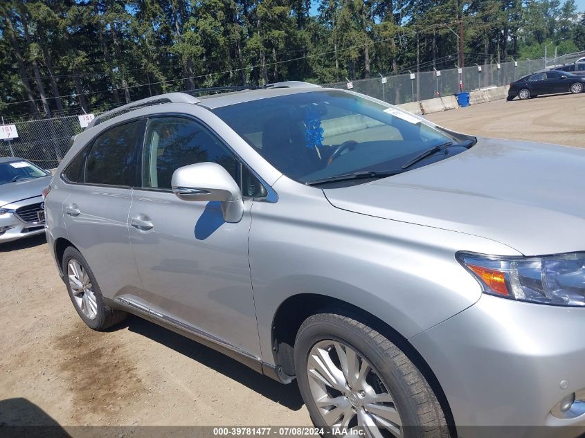 2011 Lexus Rx 450H 450 VIN: JTJBC1BA4B2044597 Lot: 39781477