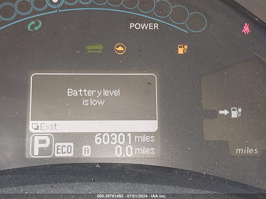 2013 Nissan Leaf S VIN: 1N4AZ0CP0DC424744 Lot: 39781492