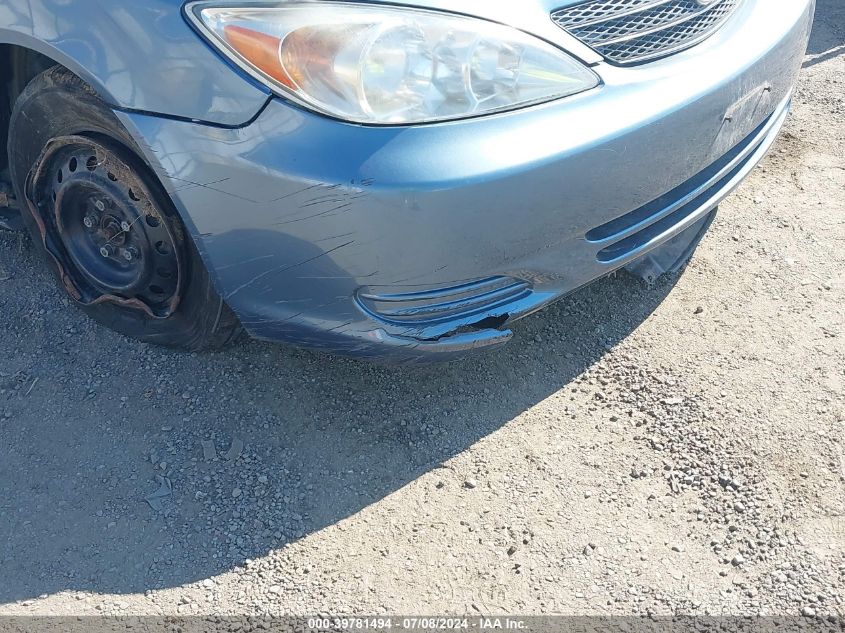 2004 Toyota Camry Le/Xle/Se VIN: 4T1BE32K14U892294 Lot: 39781494