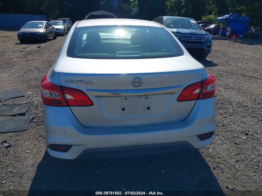 2017 Nissan Sentra S/Sv/Sr/Sl VIN: 3N1AB7AP4HY208762 Lot: 39781502